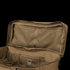 The Condor Haul 37 Rolling Duffle reveals interior mesh zippered compartments and fabric pockets for organized storage.