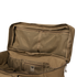 The Condor Haul 37 Rolling Duffle reveals interior mesh zippered compartments and fabric pockets for organized storage.