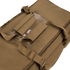 The Condor Haul 37 Rolling Duffle, a tan padded tactical bag with handles, transparent ID window, and multiple external pouches, is shown on a white background.