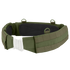 The Condor Slim Battle Belt in Olive Drab features MOLLE webbing, a padded inner lining, and a metal buckle for secure gear carry.