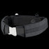 The Condor Slim Battle Belt in black offers padded support, an adjustable strap, plastic buckle, and multiple loops and webbing—ideal tactical gear for high-mobility missions.