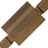 The Condor Slim Battle Belt, featuring tan tactical nylon with Velcro and stitched sections, is designed for military and law enforcement use and is displayed flat on a wooden surface.