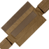 The Condor Slim Battle Belt, featuring tan tactical nylon with Velcro and stitched sections, is designed for military and law enforcement use and is displayed flat on a wooden surface.