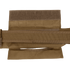 A close-up of the Condor Slim Battle Belt in tan fabric with Velcro and webbing—designed for tactical use, perfect for carrying gear at the shooting range or aiding first responders in the field.