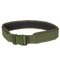 The Condor LCS Gun Belt in Olive Drab features durable tactical nylon, a strong plastic buckle, and laser-cut MOLLE webbing for attaching gear.