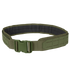 The Condor LCS Gun Belt in Olive Drab features durable tactical nylon, a strong plastic buckle, and laser-cut MOLLE webbing for attaching gear.