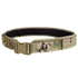 The Condor LCS Gun Belt in MultiCam features a durable plastic buckle and camouflage pattern, ideal for outdoor or military use. Displayed on a plain background.
