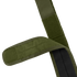 The Condor LCS Cobra Gun Belt is a green adjustable strap with a hook-and-loop fastener, partially open to reveal the black interior lining.