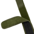 The Condor LCS Cobra Gun Belt is a green adjustable strap with a hook-and-loop fastener, partially open to reveal the black interior lining.