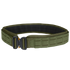 The Condor LCS Cobra Gun Belt in Olive Drab features a black and gold metal buckle, reinforced stitching, and multiple slots along its length.