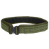 The Condor LCS Cobra Gun Belt in Olive Drab features a black and gold metal buckle, reinforced stitching, and multiple slots along its length.
