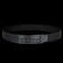 The Condor Inner Belt, a black nylon tactical belt with a hook-and-loop fastener, is shown laid flat in a circular shape against a white background—perfect for EDC or bushcraft.