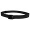 The Condor PDQ Magnetic Belt, featuring a sleek black design and magnetic buckle, is displayed in a circular shape on a white background—perfect for shooting range days or bushcraft outings.