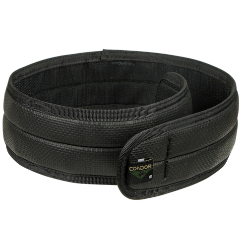 The Condor Belt Anti-slip Pad is a black nylon tactical belt pad with padding and Velcro closure, featuring a Condor tag—ideal for first responders or military use.