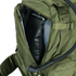 The Condor 3-Day Assault Backpack 50L in Scorpion OCP is shown open, revealing a hydration bladder and drinking hose inside—perfect for first responders or military use.