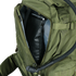 The Condor 3-Day Assault Backpack 50L in Scorpion OCP is shown open, revealing a hydration bladder and drinking hose inside—perfect for first responders or military use.