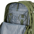 Open Condor 3-Day Assault Backpack 50L in Scorpion OCP reveals interior compartments with elastic loops, pockets, and a zippered section for organizing first responder gear.