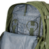 Open Condor 3-Day Assault Backpack 50L in Scorpion OCP reveals interior compartments with elastic loops, pockets, and a zippered section for organizing first responder gear.