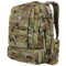 The Condor 3-Day Assault Backpack 50L in Scorpion OCP features military-style camouflage, multiple zippered compartments, MOLLE webbing, and padded shoulder straps.