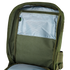 The Condor Compact Assault Backpack 24L opens to reveal a spacious main compartment with an inner zippered mesh pocket and light blue lining—perfect for organizing military or first responder gear.