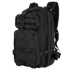 The Condor Compact Assault Backpack 24L is a black tactical pack with multiple zippered compartments, adjustable straps, and MOLLE webbing—perfect for first responders or law enforcement professionals.