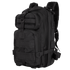 The Condor Compact Assault Backpack 24L is a black tactical pack with multiple zippered compartments, adjustable straps, and MOLLE webbing—perfect for first responders or law enforcement professionals.