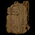 The Condor Compact Assault Backpack 24L, shown against a plain background, features multiple compartments, adjustable straps, and MOLLE webbing—ideal for military or law enforcement applications.