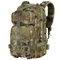 The Condor Compact Assault Backpack 24L in Scorpion OCP features a camouflage pattern, multiple compartments, adjustable straps, and MOLLE webbing—ideal for outdoor, military, or law enforcement use.