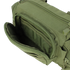 A close-up of the Condor Deployment Bag 6.5L in Scorpion OCP shows its open, empty main compartment and zippered pocket—ideal for EDC or shooting range essentials.