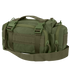The Condor Deployment Bag 6.5L in Olive Drab features buckles, multiple zippered compartments, and an adjustable strap, displayed on a white background.