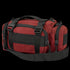 The Condor Deployment Bag 6.5L is a red tactical shoulder bag with black straps, buckles, and multiple zippered compartments, designed for military or law enforcement use, shown on a plain background.