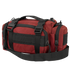 The Condor Deployment Bag 6.5L is a red tactical shoulder bag with black straps, buckles, and multiple zippered compartments, designed for military or law enforcement use, shown on a plain background.