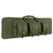 The Condor 42 Single Rifle Case in olive green features three exterior pouches and carrying handles, ideal for first responders or military personnel to transport and store firearms or gear.