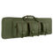 The Condor 42 Single Rifle Case in olive green features three exterior pouches and carrying handles, ideal for first responders or military personnel to transport and store firearms or gear.