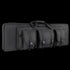 The Condor 42 Single Rifle Case is a black tactical bag with three front compartments and two carry handles, designed for military and law enforcement use, shown against a white background.