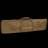 The Condor 42 Single Rifle Case is a brown, rectangular soft case with handles, straps, and buckles—perfect for safely transporting long items like rifles or gear, making it ideal for tactical or law enforcement use.