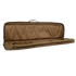 The Condor 36 Single Rifle Case is a spacious, rectangular brown soft case with a handle, empty interior, and side compartments—perfect for military gear—shown against a white background.
