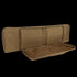 The Condor 36 Single Rifle Case in tan is partially unzipped, revealing interior padding and compartments ideal for EDC or bushcraft gear organization.