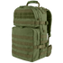 Condor Medium Assault Backpack 30L in Olive Drab features multiple zippered compartments, MOLLE webbing, padded straps, and a sturdy top handle—ideal for outdoor or military use.