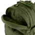 Condor Medium Assault Backpack 30L in olive green features a main compartment with multiple inner pockets and organized storage sections.