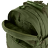 Condor Medium Assault Backpack 30L in olive green features a main compartment with multiple inner pockets and organized storage sections.