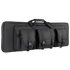 The Condor 36 Single Rifle Case, in black, features three front pouches, zipper closures, and carrying handles—perfect for law enforcement or first responders seeking secure gear transport.