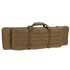 The Condor 36 Single Rifle Case in tan features webbing, handles, buckles, and an exterior zippered pocket—perfect for military or first responders—shown on a plain background.