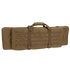The Condor 36 Single Rifle Case in tan features webbing, handles, buckles, and an exterior zippered pocket—perfect for military or first responders—shown on a plain background.