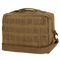 The Condor Utility Shoulder Bag 7L in tan features MOLLE webbing, a top handle, and an adjustable shoulder strap—perfect for EDC or law enforcement—shown against a white background.