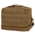 The Condor Utility Shoulder Bag 7L in tan features MOLLE webbing, a top handle, and an adjustable shoulder strap—perfect for EDC or law enforcement—shown against a white background.