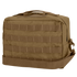 The Condor Utility Shoulder Bag 7L in tan features MOLLE webbing, a top handle, and an adjustable shoulder strap—perfect for EDC or law enforcement—shown against a white background.