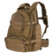 The Condor Urban Go Backpack 33L in tan offers multiple zippered compartments, MOLLE webbing, adjustable straps, and padded shoulder supports—perfect for law enforcement or first responders.