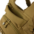 Close-up of the Condor Urban Go Backpack 33L in Scorpion OCP, highlighting multiple zippered compartments and sturdy stitching.