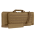 The Condor 28 Single Rifle Case is a tan tactical bag with top handle, adjustable shoulder strap, and exterior webbing—perfect for EDC fans or bushcraft gear transport.